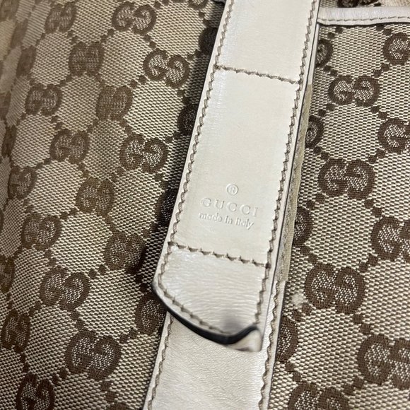 Gucci Tote Bag Brown Canvas - Picture 4 of 13
